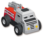 Магнитный конструктор Popular Playthings "Создай свою спасательную технику" (Стартовый набор)