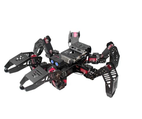 Конструктор Hiwonder Spiderbot для изучения многокомпонентных робототехнических систем. Расширенный комплект.