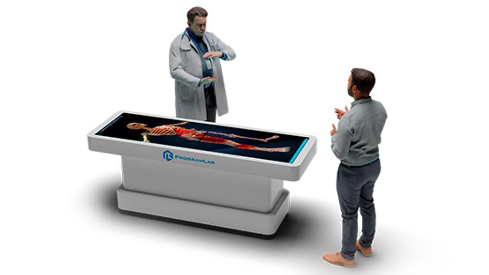 Интерактивный анатомический стол PL-Anatomy Tab Duo (полноростовый 43&#39;&#39; металл)