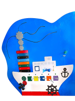 Декоративно-развивающая панель «Пароход в океане» Приоритет