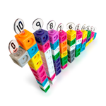 "Соединяющиеся кубики Numberblocks, с карточками. От 1 до 10" Learning Resources LSP0949-UK