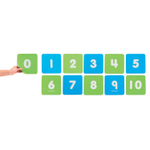 Дорожка цифровая EDX, цифры 0-10 (20 см, 2 цвета, 11 шт)