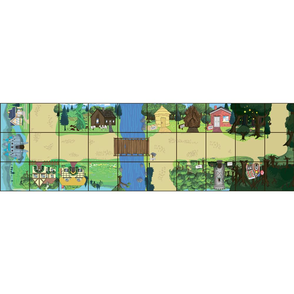 Тематическое поле-маршрутизатор «Сказка» для мини-робота Bee-Bot/Blue-Bot