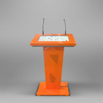 Интерактивная трибуна Demosfen (встроенный мощный звук и микшер) 27"