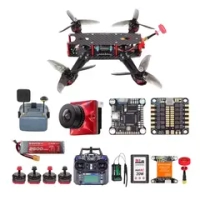 FPV дрон с камерой, рамой QAV250 и аппаратурой радиоуправления FlySky FS-I6