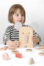 Конструктор деревянный Шуша "Забавные животные" (расширенный)