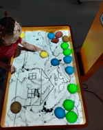 Интерактивная песочница Ronplay Sandbox Стандарт 2 в 1 (Мобильная) для 6 детей