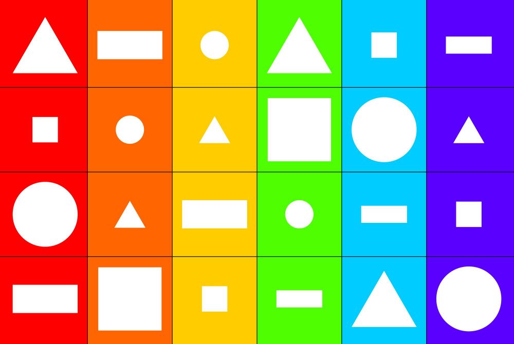 Тематическое поле-маршрутизатор «Геометрические фигуры» для мини-робота