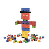 Кубики соединяющиеся EDX (2 см, 10 цветов, 1000 шт)