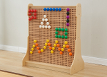 Колышки большие. Набор цветов № 1 для STEM-стены Masterkidz (64 шт, 8 цветов)