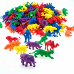 Счетные фигурки "Дикие животные" EDX (10 типов, 6 цветов, 120 шт)