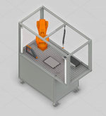 Учебная ячейка на базе промышленного робота REGAL RGL05-850 (базовая комплектация)