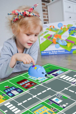 Комплект полей-маршрутизаторов "Строим маршруты с РобоМышью" к наборам "Мышиный код" (6 элементов)