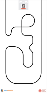 Поле Следование по узкой линии экстремал. Робофинист.