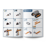 Электромеханический конструктор Z-BOTS "Строительная техника", 478 деталей