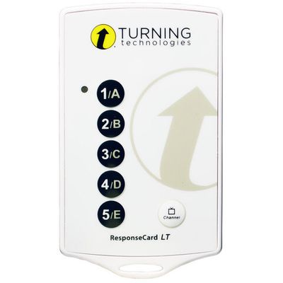 Пульт ученика системы голосования Turning Technologies ResponseCard LT (5-кнопочный)