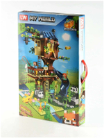 Конструктор LW Minecraft «Дом панды»