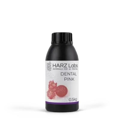 Фотополимерная смола HARZ Labs Dental Pink, розовый (500 гр)