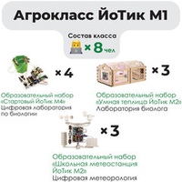 Комплект оборудования «Агрокласс ЙоТик М1» (для группы из 8 человек)