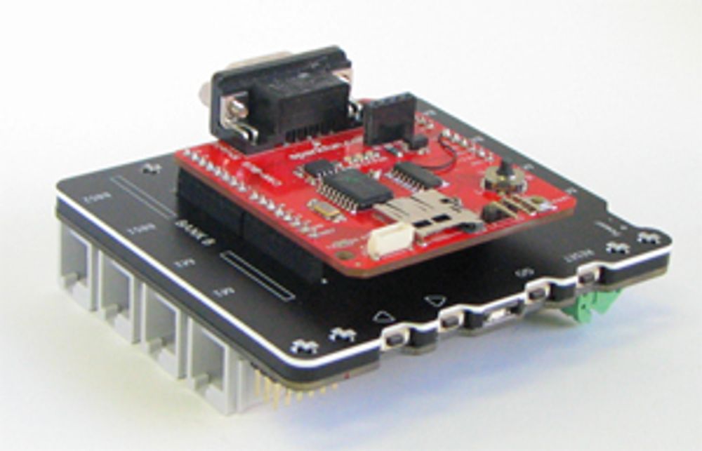 Дополнительная плата для подключения моторов и датчиков NXT/EV3 к Arduino