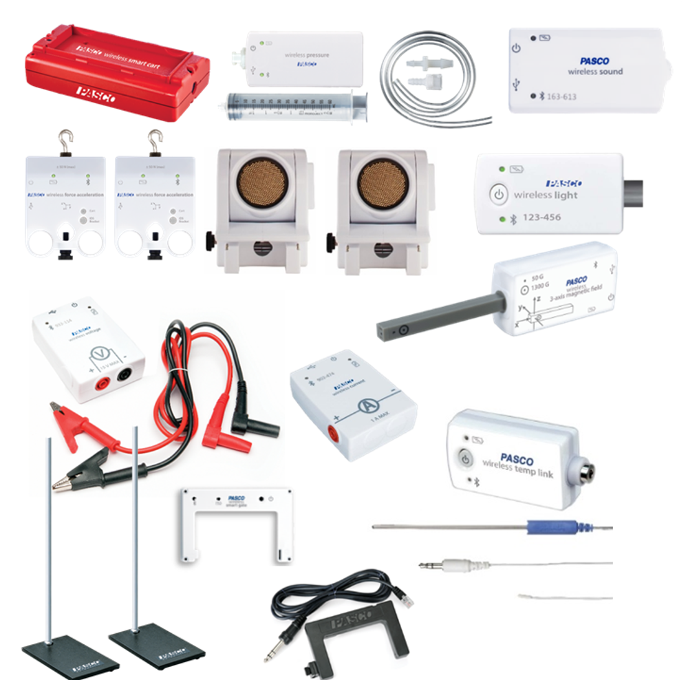 Комплект датчиков PASCO по физике для ученика. Профильный