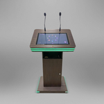 Интерактивная трибуна White Stripes (МДФ) 21.5"