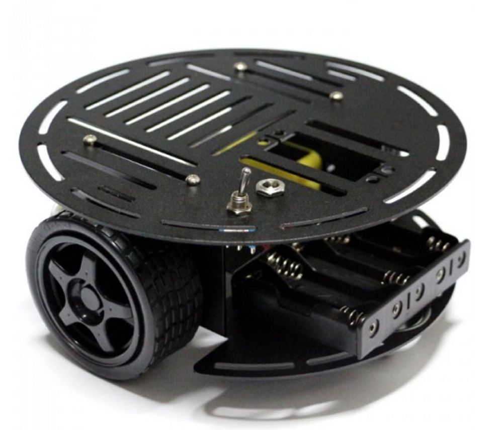 Металлическое шасси для построения робота 2WD