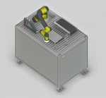 Учебная ячейка на базе промышленного робота Эйдос АС5-900 (максимальная комплектация)