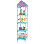 Стеллаж-башня для игрушек, фиолетовая Gigo