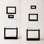 Рамки-матрешки 5 в 1, черно-белые Weplay KC2804-0KW