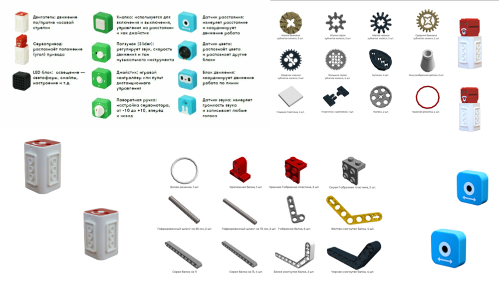 Наборы устройств, модулей, датчиков и электронных и конструктивных элементов Tinkamo