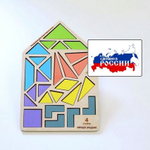 Кубики Никитина "Сложи квадрат"