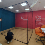 Сетчатый куб для тестовых полётов в защищённом пространстве (3х3х3 м)