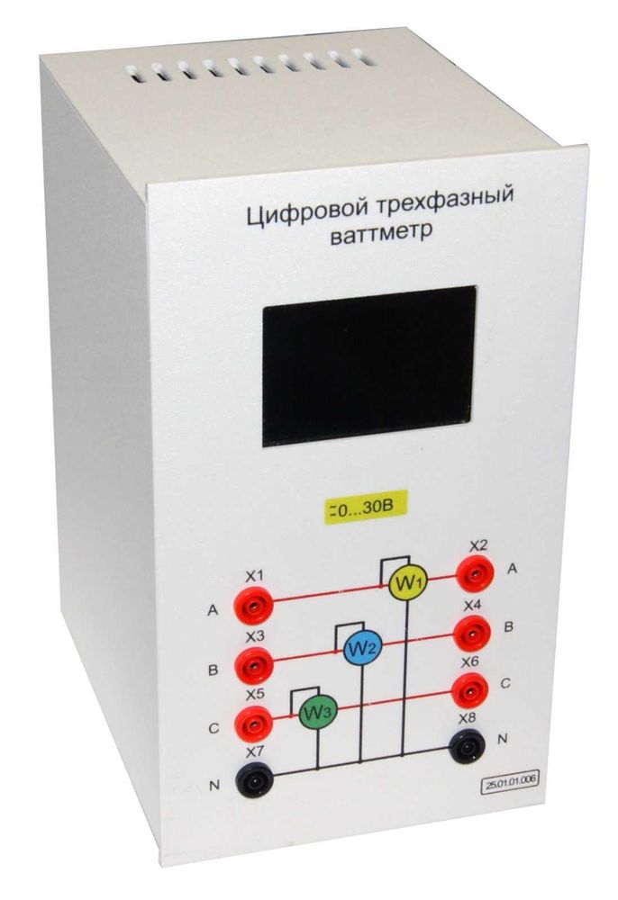 Модуль «Цифровой трехфазный ваттметр» 30В