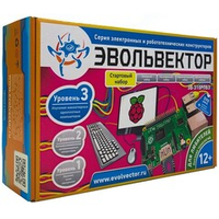 Стартовый набор Эвольвектор "Начало работы c Raspberry Pi. Уровень №3" ЭВ-310РПБ2