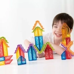 Конструктор из прозрачных блоков "Радужные постройки" Weplay KF0016