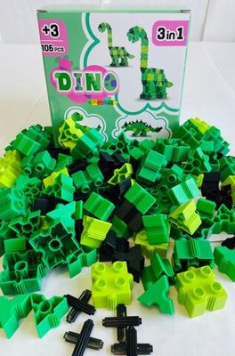 Конструктор Morphun «Динозавры» Dinosaurs Construction Set 106 деталей