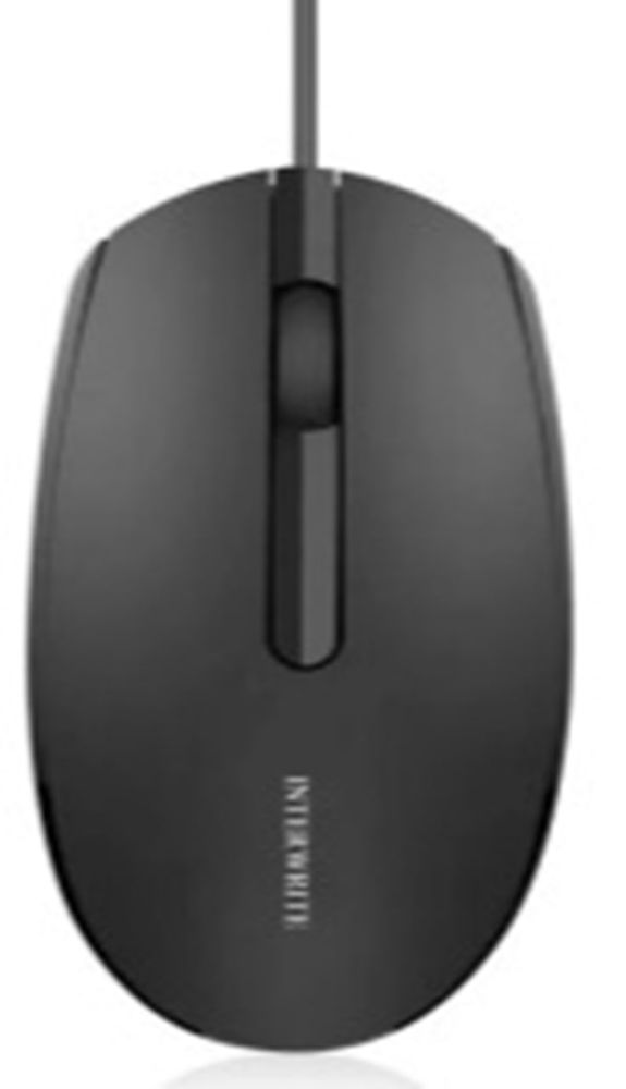Мышь проводная черная полноразмерная Interwrite IMB01FW