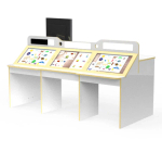 Интерактивный логопедический стол LOGO III (3 ребенка + педагог)