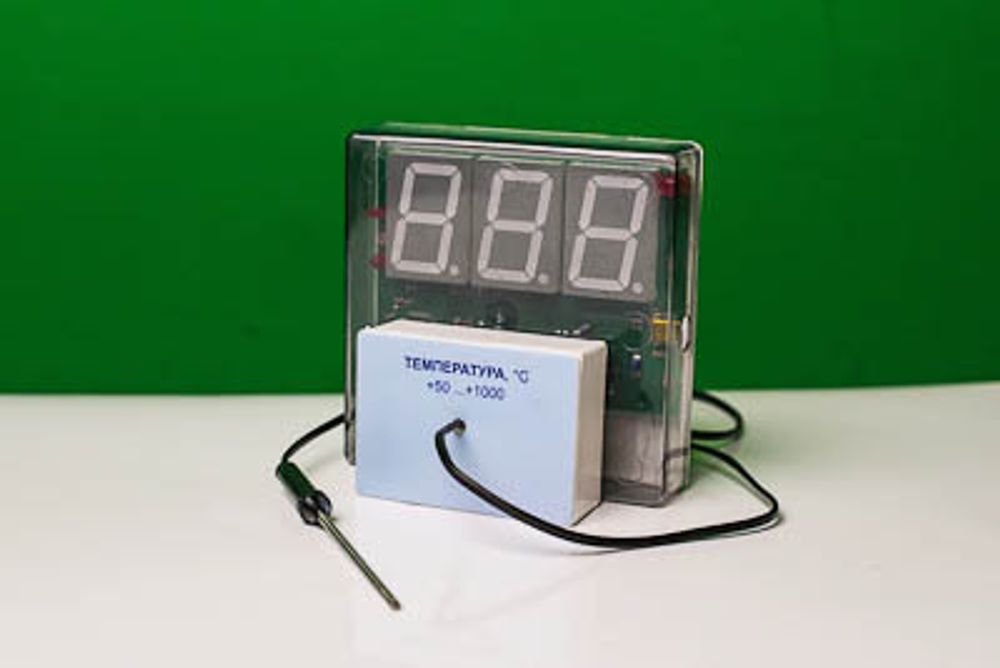 Датчик температуры термопарный с независимой индикацией (демонстрационный) Строникум