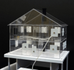 Лабораторная установка для исследования распространения дыма в жилых помещениях