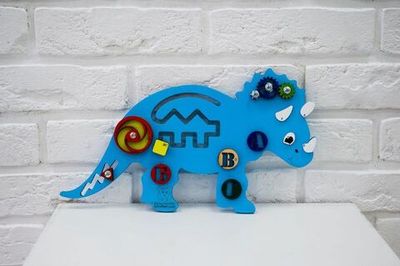 Бизиборд «Лазурный динозаврик» Приоритет