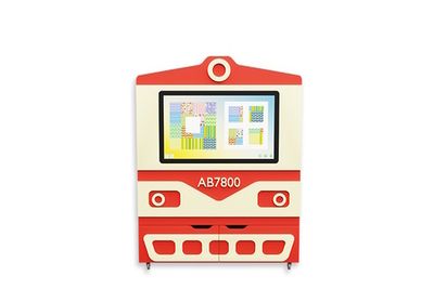 Интерактивный комплекс гражданско-патриотического воспитания «AVKompleks» в форме ретро-локомотива