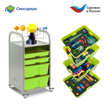 Набор игрушек "Научные эксперименты" (с системой хранения) Learning Resources MS0042