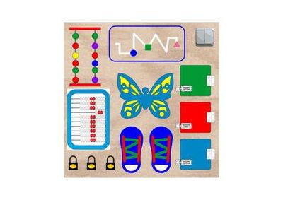 Тактильно-развивающая панель «Детское воображение» Приоритет