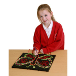 Набор для создания композиций Полидрон "Узорная шнуровка №2" (черный)