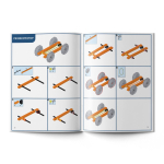 Электромеханический конструктор Z-BOTS "Строительная техника", 478 деталей