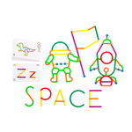 Набор счетных палочек EDX "Геостикс. Конструктор слов" с карточками