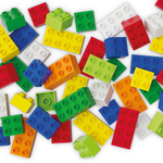 Конструктор "Цветные кирпичики 1" Hubelino (550 элементов)