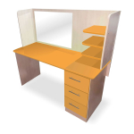 Стол логопеда с зеркалом «Лого-Комфорт» Приоритет